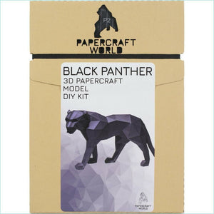 Papercraft World - 3D Papercraft Wall Art Black Panther