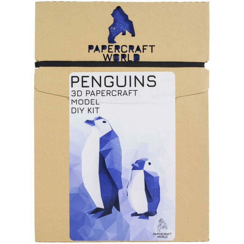 Papercraft World - 3D Papercraft Wall Penguins (Ages 12+)
