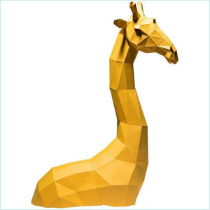 Goldenrod Papercraft World - 3D Papercraft Wall Art Giraffe  (Ages 12+)