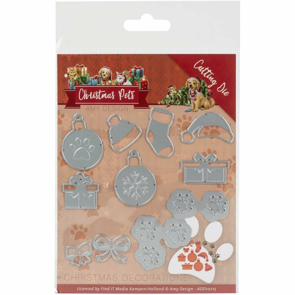 Rosy Brown Amy Design - Christmas Pets - Christmas Decorations Dies