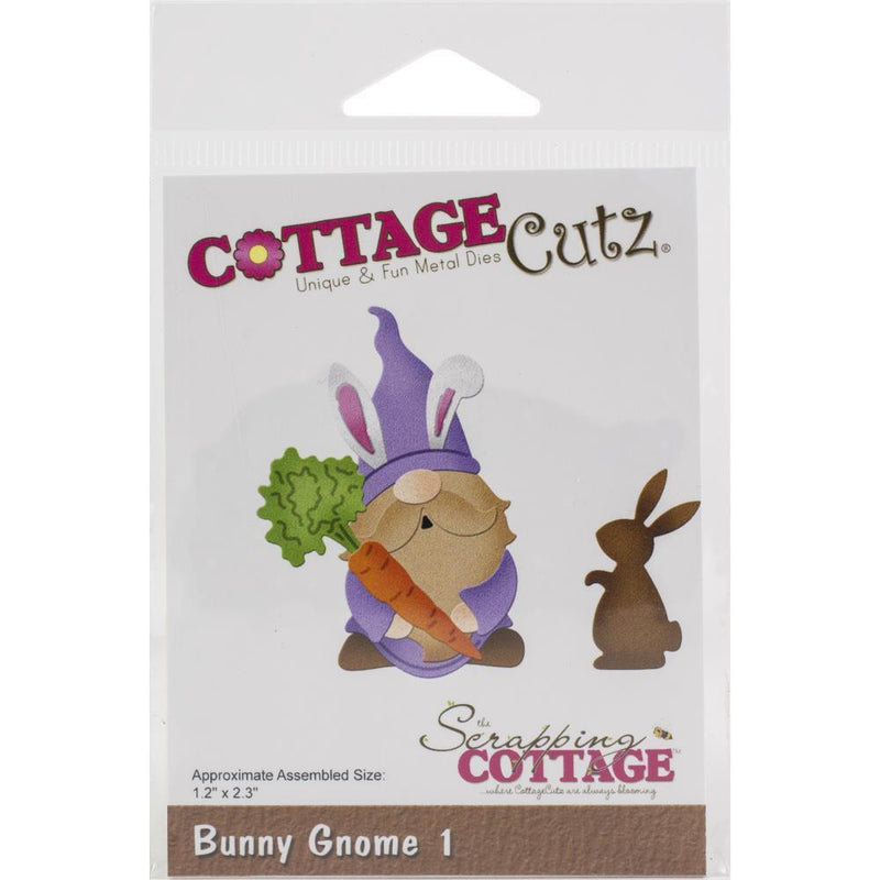 CottageCutz Die - Bunny Gnome 1