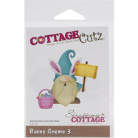 CottageCutz Die - Bunny Gnome 3