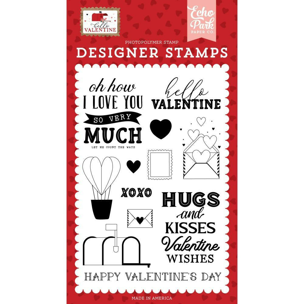 Echo Park Paper Stamps - Hello Valentine