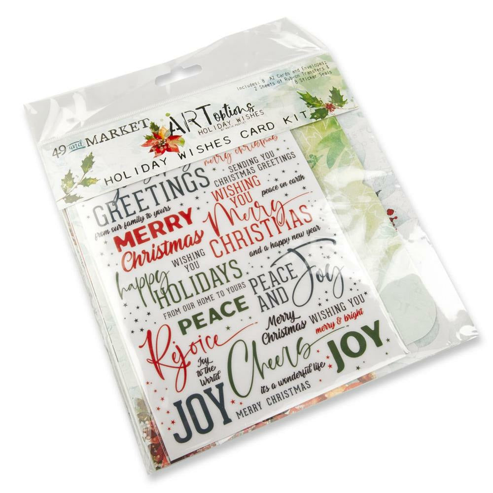 49 And Market Card Kit - ARToptions Holiday Wishes