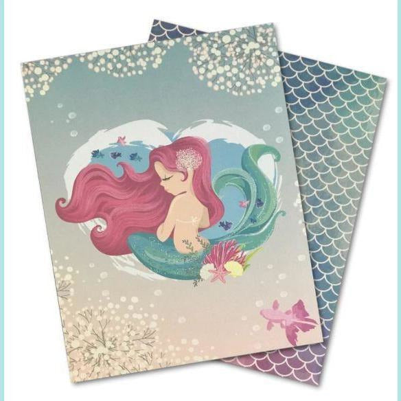Poppy Crafts -  Designer A5 Paper Pad - Mermaid 1