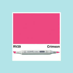 Pale Violet Red Copic Markers CIAO - Red-Violet [RV] Collection