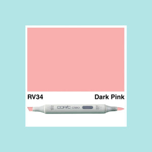 Light Pink Copic Markers CIAO - Red-Violet [RV] Collection