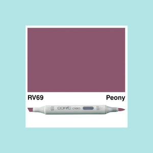Dim Gray Copic Markers CIAO - Red-Violet [RV] Collection