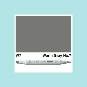 Dim Gray Copic Markers CIAO  - Warm Gray [W] Collection