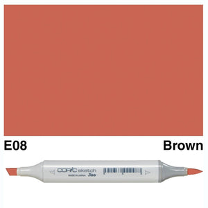 Copic Markers SKETCH  - Brown E08