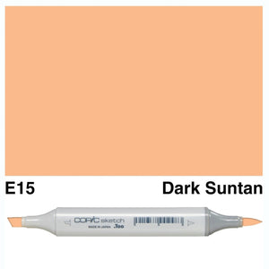 Copic Markers SKETCH  - Dark Suntan E15