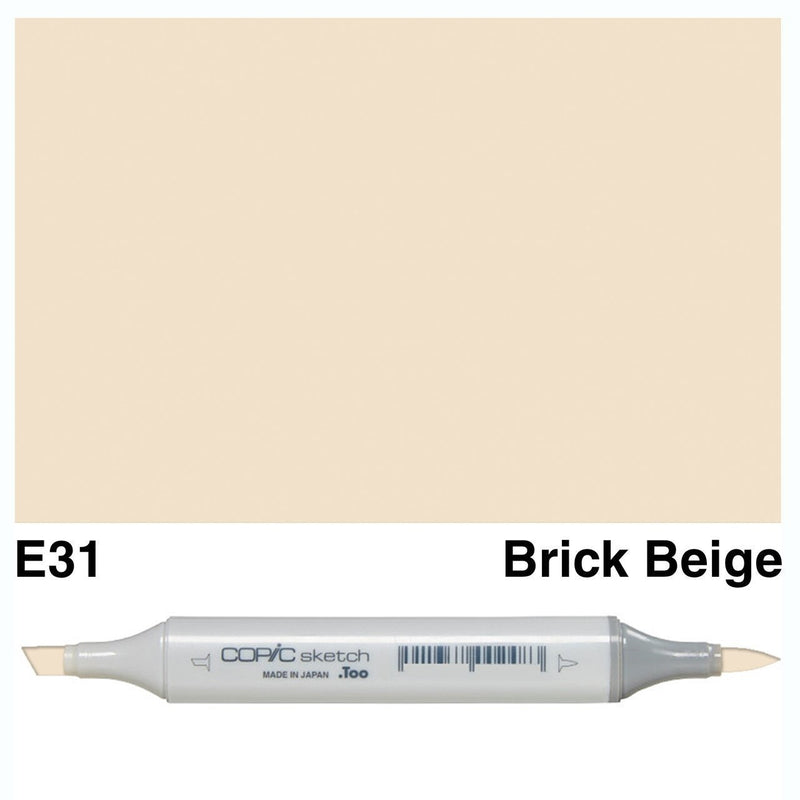 Copic Markers SKETCH  - Brick Beige E31