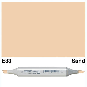Copic Markers SKETCH  - Sand E33