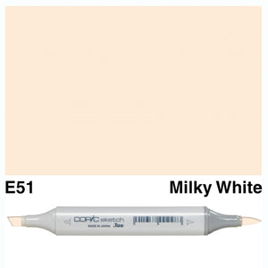 Copic Markers SKETCH  - Milky White E51