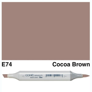 Copic Markers SKETCH  - Cocoa Brown E74