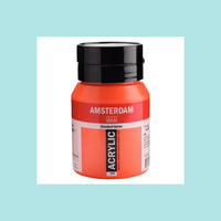 Orange Red Amsterdam Standard Series Acrylics - 500ml Bottles