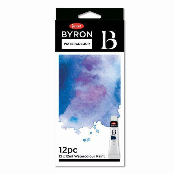 Jasart Byron Water Colour Paint 12 ml Set 12  