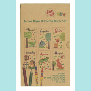 Educraft Drawing Sets - Junior Draw & Colour Book Set