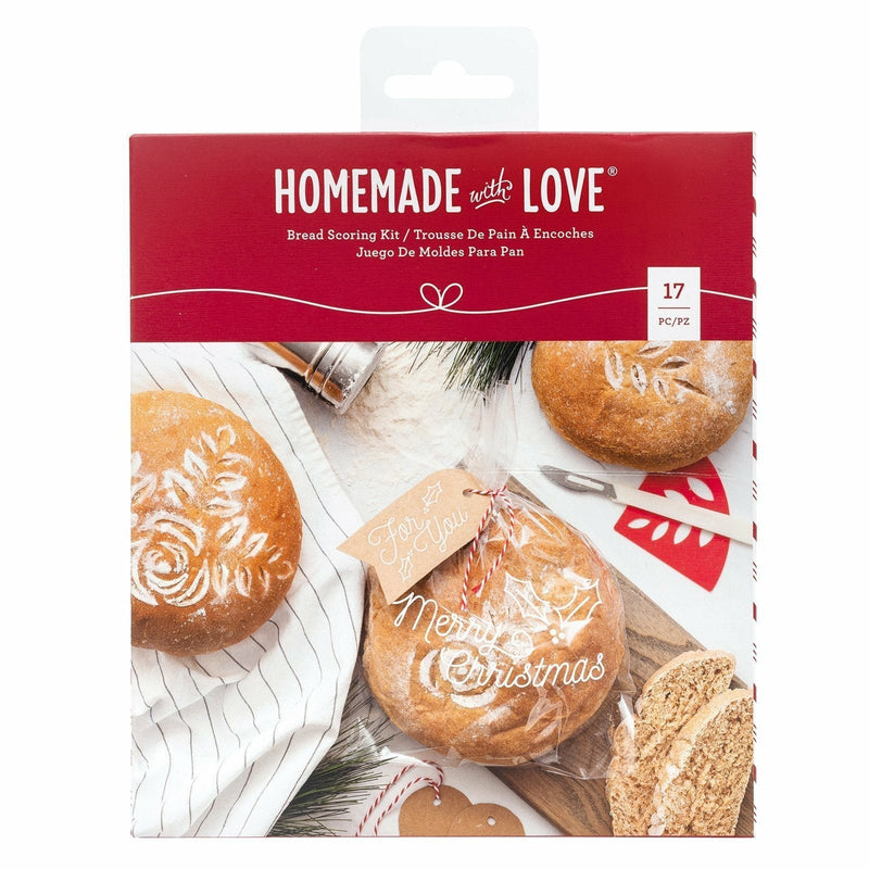Homemade With Love - Bread Scoring Kit - Christmas (17 pieces)