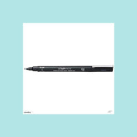 White Uni Pin Fineliner Pens
