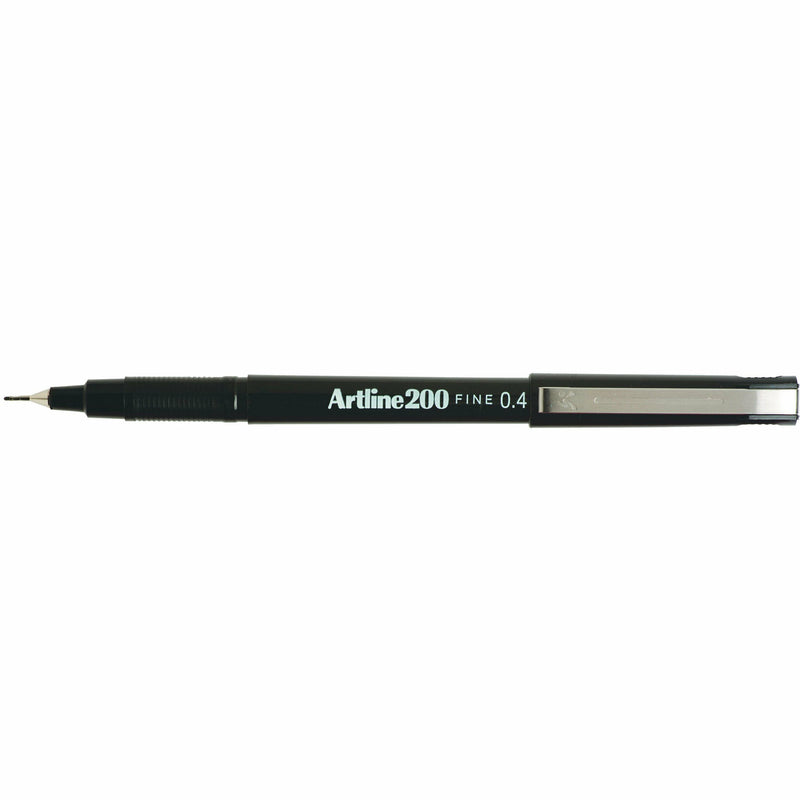 Artline 200 Fineline Pen - Black