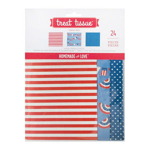Homemade With Love - Treat Tissue Paper Americana (24 pack)