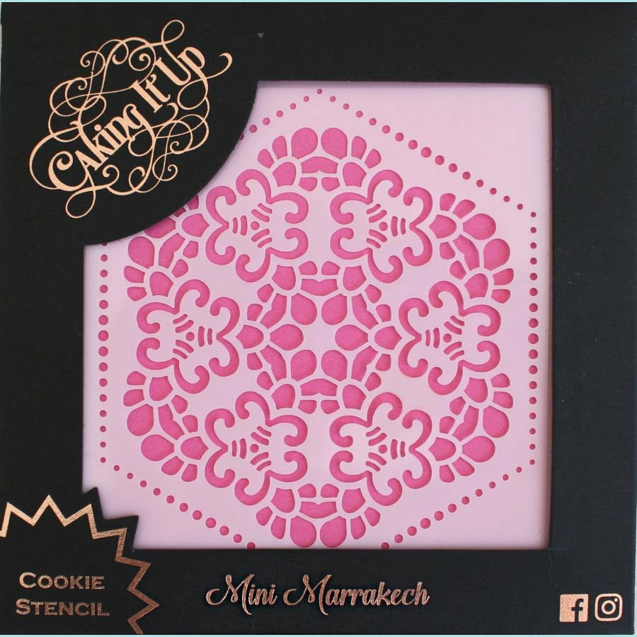 Caking It Up - Cookie Stencil - Mini Marrakech
