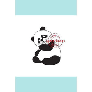 Gummiapan Panda Bear Stamp