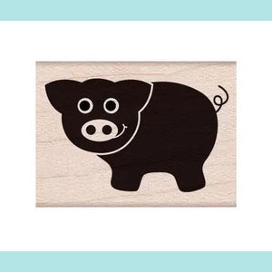 Hero Arts - Wood Mounted Rubber Stamp Little Pig