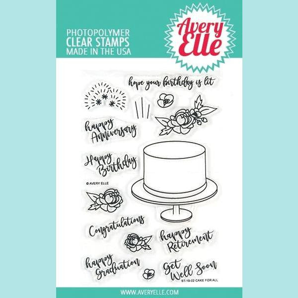 Avery Elle - Cake For All - Clear Stamps and Die