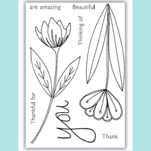 Julie Hickey Designs - Florals for You Stamp Set