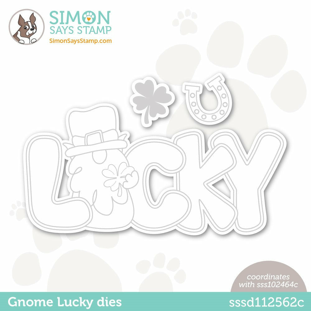 Simon Says - GNOME LUCKY Wafer Die
