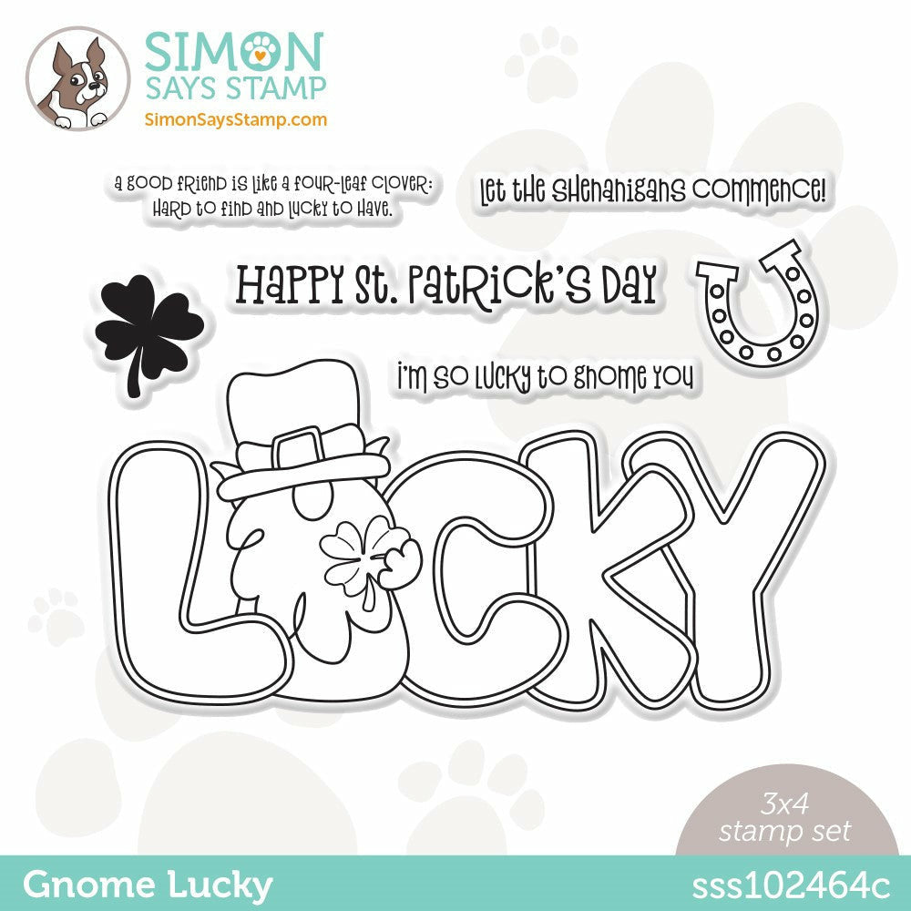 Simon Says - Clear Stamps - GNOME LUCKY