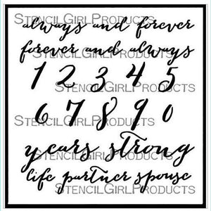 StencilGirl - Always and Forever