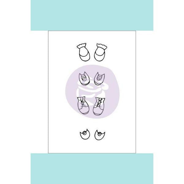 Prima Marketing - Julie Nutting Baby Shoes Stamp Set
