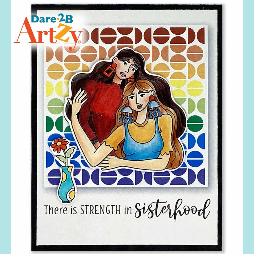 Dare 2B Artzy - Sisterhood Stamp Set 