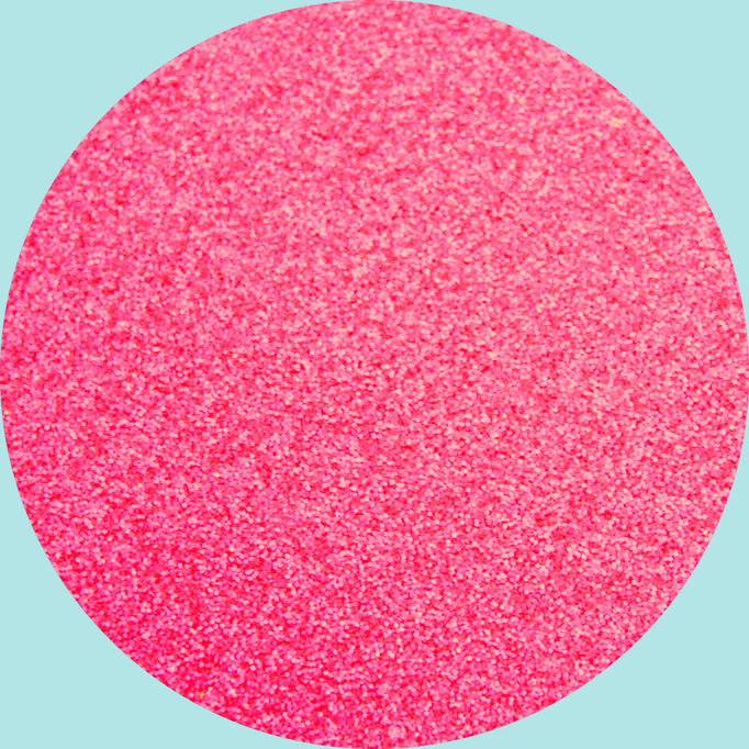 Hot Pink Art Glitter - Blacklight Glitter