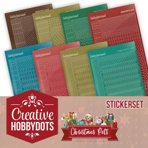 Amy Design - Christmas Pets - Creative Hobbydots 5 Sticker Set