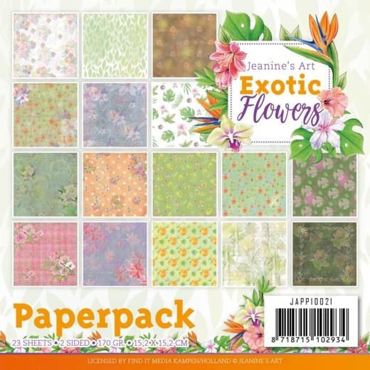 Jeanine's Art - Exotic Flowers Paperpack