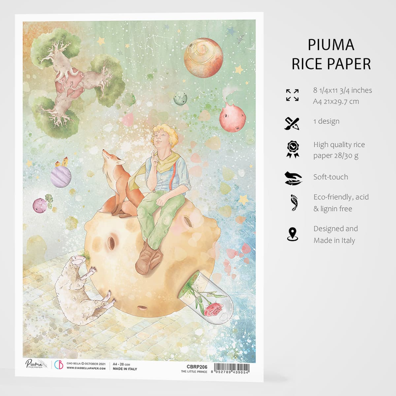 Ciao Bella - Rice Paper A4 The Little Prince