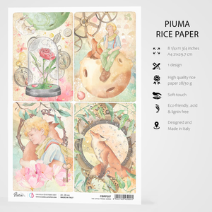 Ciao Bella - Rice Paper A4 The Little Prince Cards