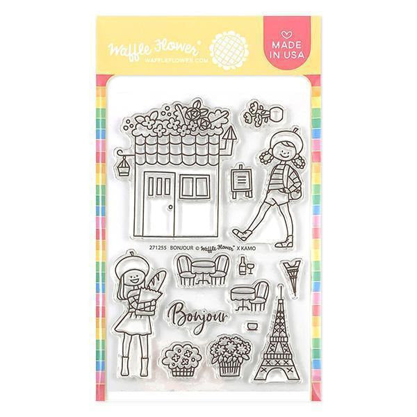 Waffle flower - Bonjour Stamp and Die