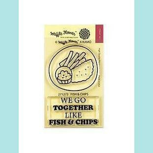 Waffle Flower - Fish & Chips Stamp Set