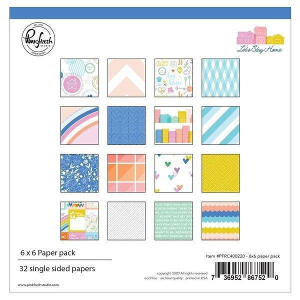 Pinkfresh Studio - Let's Stay at Home : 6 x 6 Collection Paper Pack