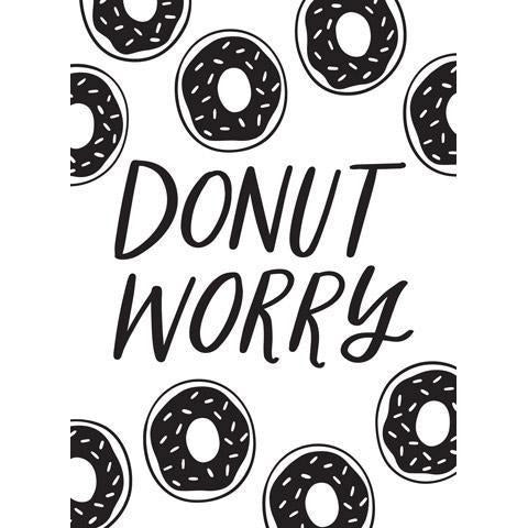 Darice® - Word Embossing Folders: Donut Worry with Sprinkled Donuts