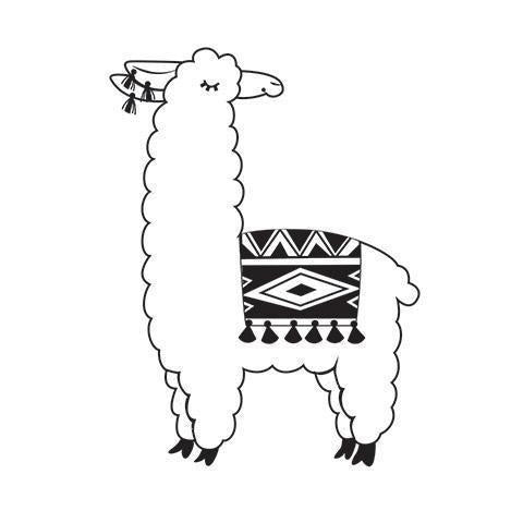 Darice® Embossing Folder - Llama