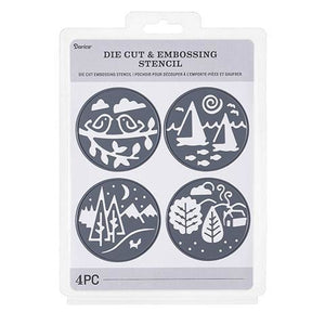 Darice® - Craft Cutting Dies: Circles Outdoors, 4 pieces