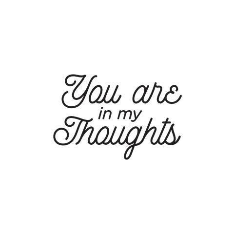 Darice® Embossing Folder - You Are in My Thoughts