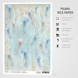 Ciao Bella - Rice Paper A4 Jellyfish Dance