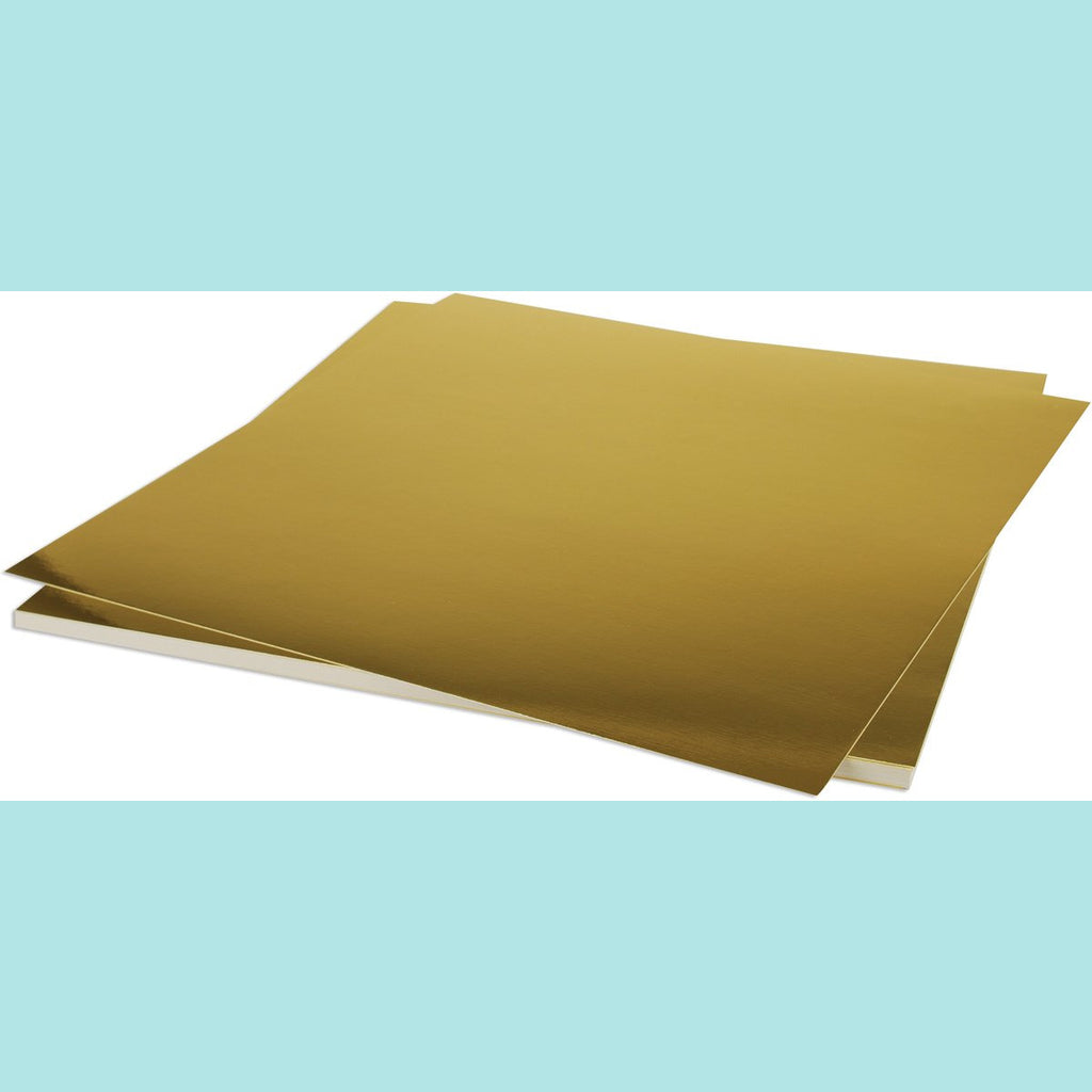 Bazzill Foil Cardstock 8.5"X11" - Gold